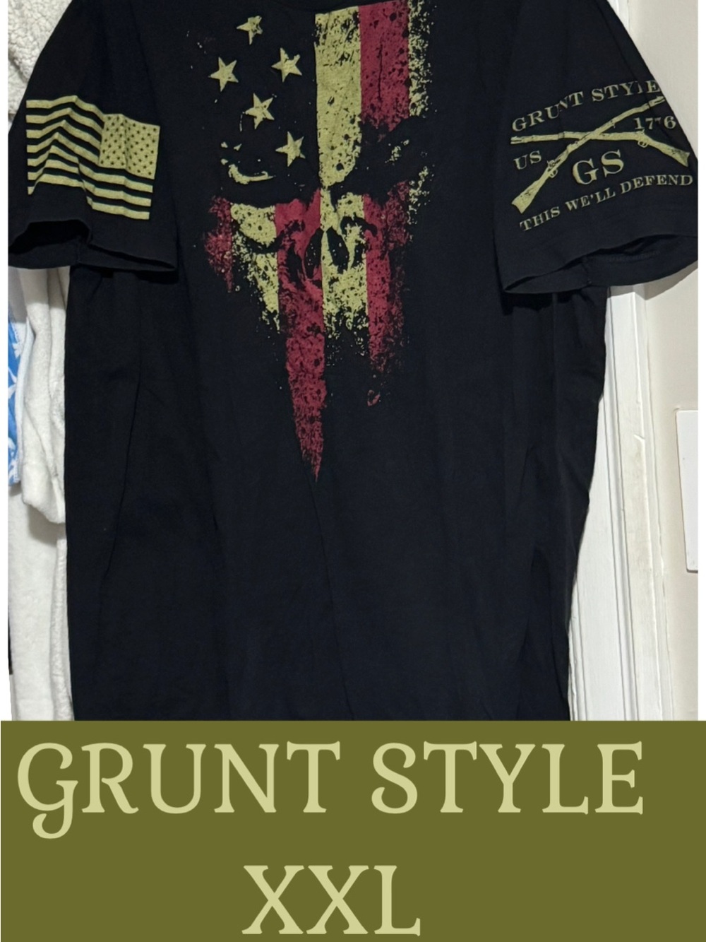 Grunt Style black flag t shirt XXL